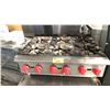 Image 2 : OMCAN 6 BURNER GAS RANGE WITH 36"W BASE