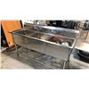 Image 1 : STAINLESS STEEL TRIPLE BASIN 77" X 30" X 44" SINK