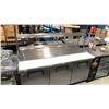 Image 2 : TRUE STAINLESS STEEL 72" X 30" X 44" REFRIGERATED PREP TABLE