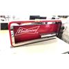 Image 1 : BUDWEISER ELECTRIC RED LIGHT UP SIGN