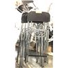 Image 4 : PALLET OF WHITE CHAIR BASES WITH WHITE CHAIR TOPS, STOOL BASES AND STOOL BASES/SEATS AND