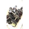 Image 2 : BIN OF ASSORTED SIZED DUMB BELLS 30-70LB