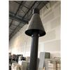 Image 2 : BLACK TIKI TORCH MULTI FUEL (GAS OR PROPANE) WITH CONVERTER-NOT INCLUDED