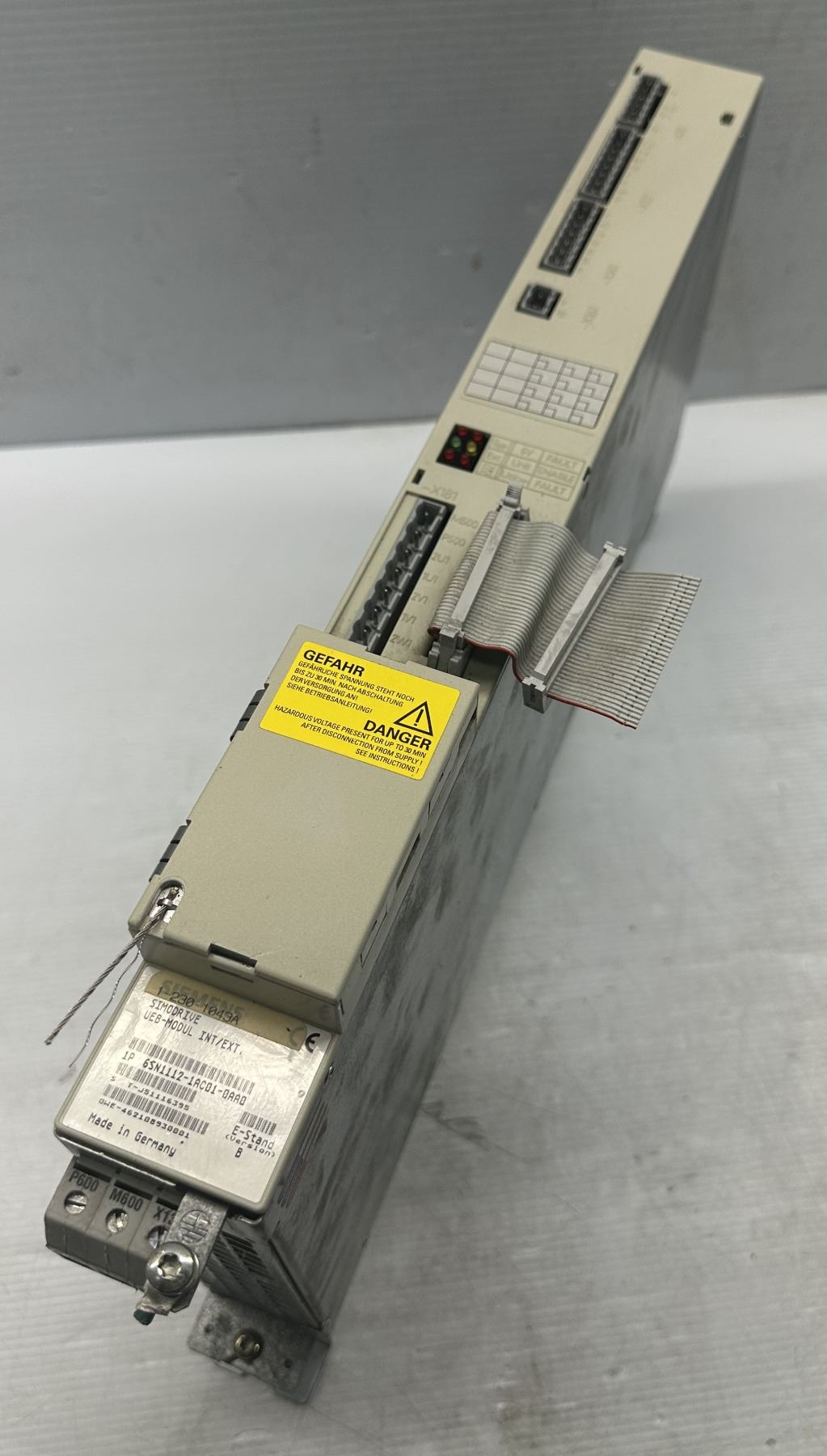 Siemens #6SN1112-1AC01-0AA0 SIMODRIVE UEB-MODULE INT/EXT