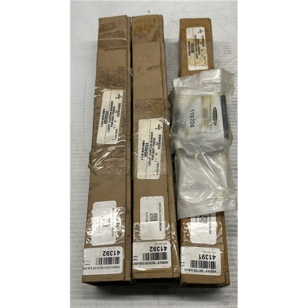 Lot of (3) Banner #MSR824 Safety light Curtains 1-Emitter & 2-Receivers