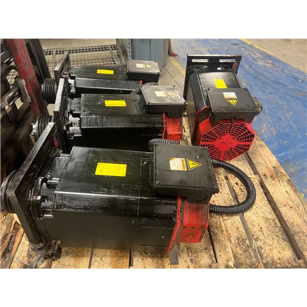 (4) Fanuc #A06B-1456-B100 AC Spindle Motors