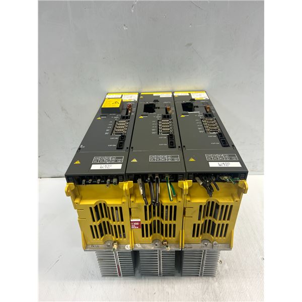 (3) Fanuc #A06B-6097-H201 Servo Amplifiers