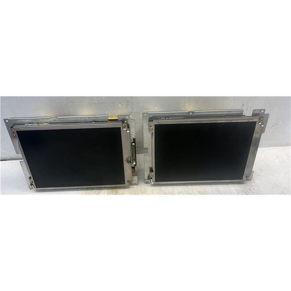 (2) Fanuc #A02B-0238-B618 Series 18i-MA Screen (both missing the front panels)