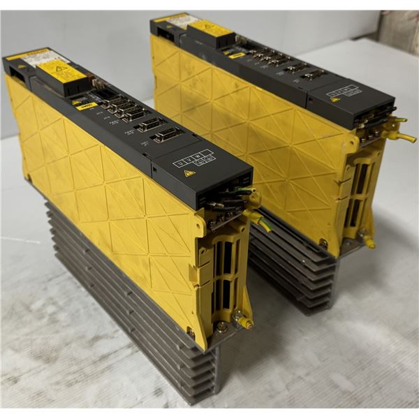 (2) Fanuc #A06B-6079-H105 Servo Amplifier Modules