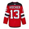 Image 1 : NICO HISCHIER SIGNED NEW JERSEY DEVILS JERSEY (AJ SPORTS COA)