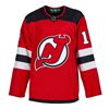 Image 2 : NICO HISCHIER SIGNED NEW JERSEY DEVILS JERSEY (AJ SPORTS COA)