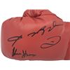 Image 2 : SUGAR RAY LEONARD AND THOMAS HEARNS SIGNED BOXING GLOVE JSA COA