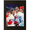 Image 1 : WAYNE GRETZKY AND MARIO LEMIEUX DUAL SIGNED 8X10 PHOTO GCG COA