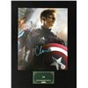 Image 1 : CHRIS EVANS SIGNED "CAPTAIN AMERICA" 8X10 PHOTO (KB AUTHENTICS COA)