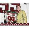 Image 3 : WAYNE GRETZY SIGNED DOUG BREWER JERSEY (WAYNE GRETZKY AUTHENTIC COA)