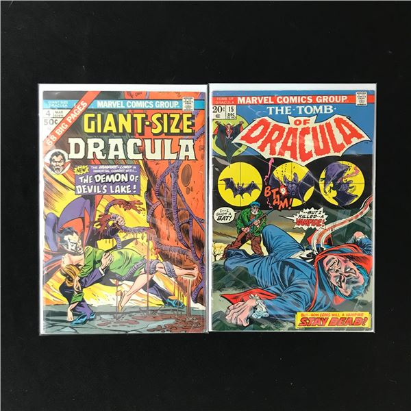 LOT OF 2 DRACULA COMICS (MARVEL COMICS)