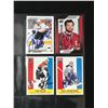 Image 1 : LOT OF 4 AUTOGRAPHED HOCKEY CARDS INCLUDING TEEMU SALANE & RICK NASH
