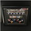 Image 1 : FRAMED ORIGINAL 6 STAMPS AND PICTURE COLLAGE