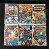 Image 1 : LOT OF 6 THE FANTASTIC FOUR COMICS (MARVEL COMICS)