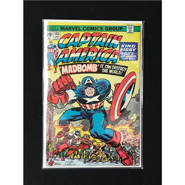 MARVEL COMICS NO.193 CAPTAIN AMERICA