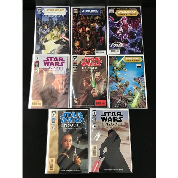 LOT OF 8 STAR WARS COMICS (MAVREL COMICS)