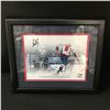 Image 1 : LTD. EDITION CUSTOM FRAMED ALEXANDER OVECHKIN SIGNED 20 X 24 (FANATICS COA)