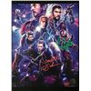 Image 1 : AVENGERS MULTI SIGNED 8 X 10 (KB AUTHENTICS COA)