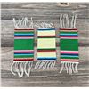 Image 1 : Group of Mexican Saltillo Serape Blankets