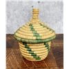 Image 1 : Yupik Eskimo Alaska Native Lidded Coil Basket
