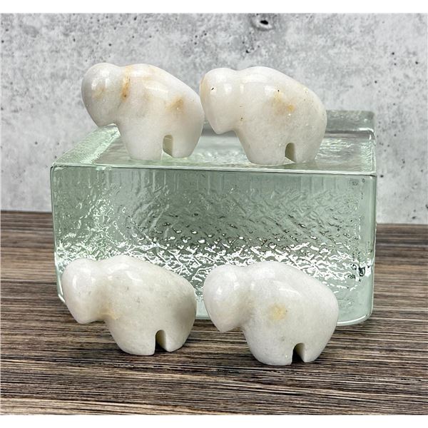 Zuni White Medicine Buffalo Fetishes