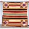 Image 2 : Navajo Indian Germantown Saddle Blanket Rug