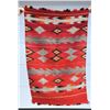 Image 2 : Navajo Transitional Germantown Saddle Blanket Rug