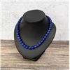 Image 1 : Lapis Lazuli Bead Necklace