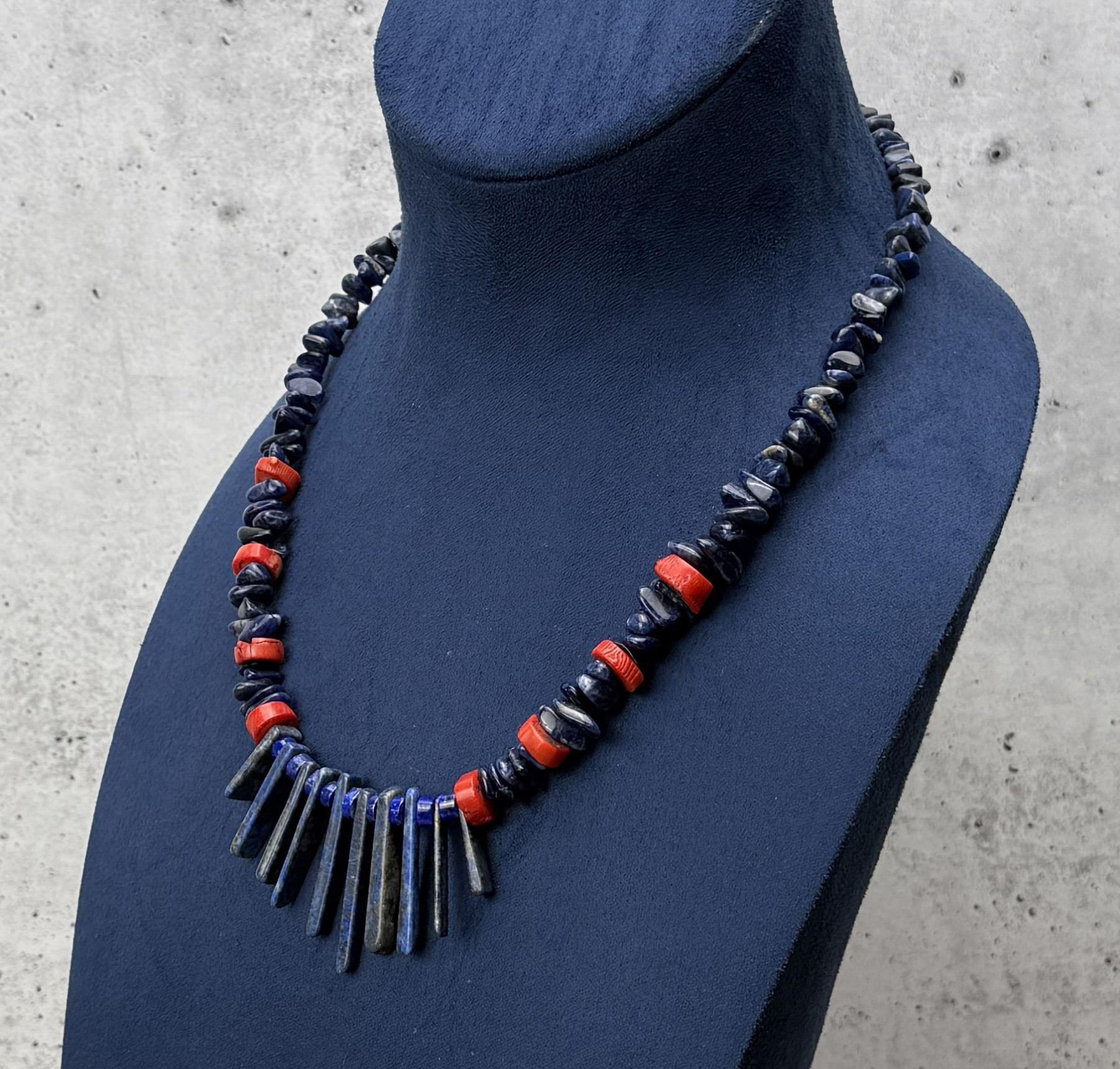 Lapis Lazuli Branch Coral Necklace lapis-lazuli-branch-coral-necklace