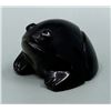 Image 1 : Mexican Carved Obsidian Frog
