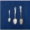Image 1 : Sterling Silver Indian Chief Souvenir Spoons