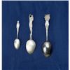 Image 2 : Sterling Silver Indian Chief Souvenir Spoons