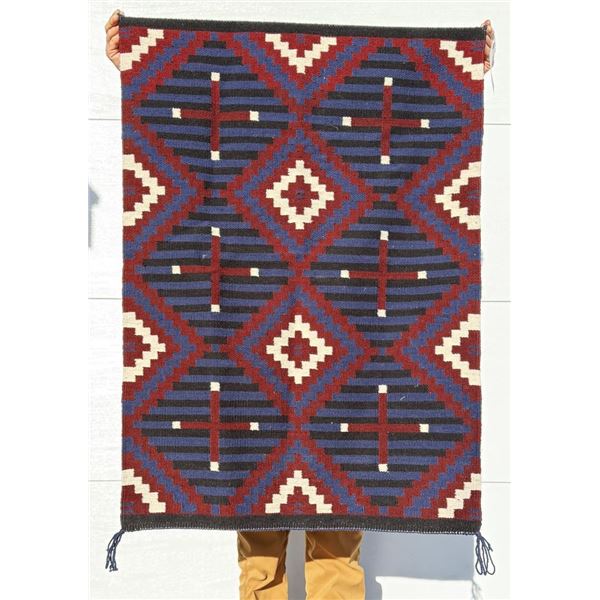 Ofelia Joe Navajo Indian Revival Chief's Blanket