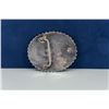 Image 2 : Zuni Petit Point Turquoise Sterling Belt Buckle