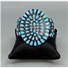 Image 2 : Zuni Petit Point Sterling Turquoise Bracelet