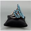 Image 3 : Zuni Petit Point Sterling Turquoise Bracelet