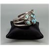 Image 3 : Old Pawn Navajo Sterling Silver Turquoise Bracelet