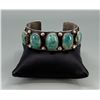 Image 2 : Old Pawn Navajo Sterling Turquoise Bracelet
