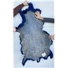 Image 2 : Blue Wool Sheep Skin Rug Hide