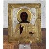 Image 1 : Russian Silver Oklad Icon Christ Pantocrator