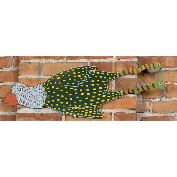 Steve Burnley Folk Art Critters Coral Leg Bird