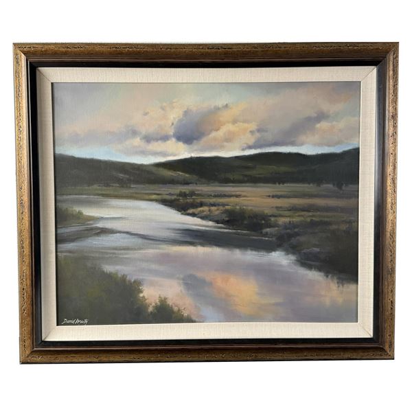 David Marty Calm Evening Oil Painting