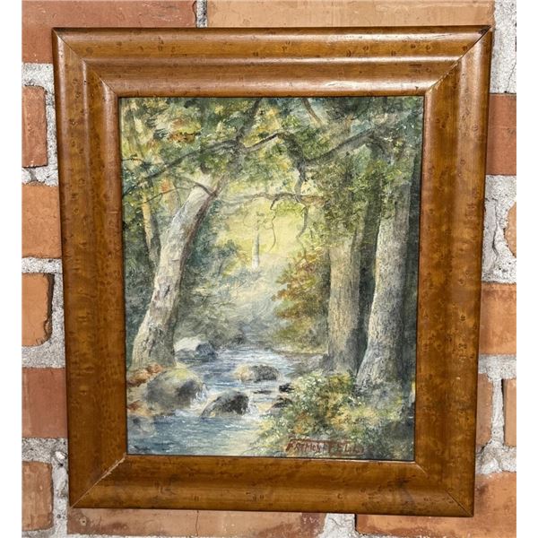Fremont Ellis Taos Stream Watercolor Painting