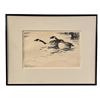 Image 1 : Hans Kleiber Geese Mating Time Etching