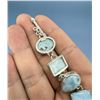 Image 3 : Sterling Silver Larimar Bracelet